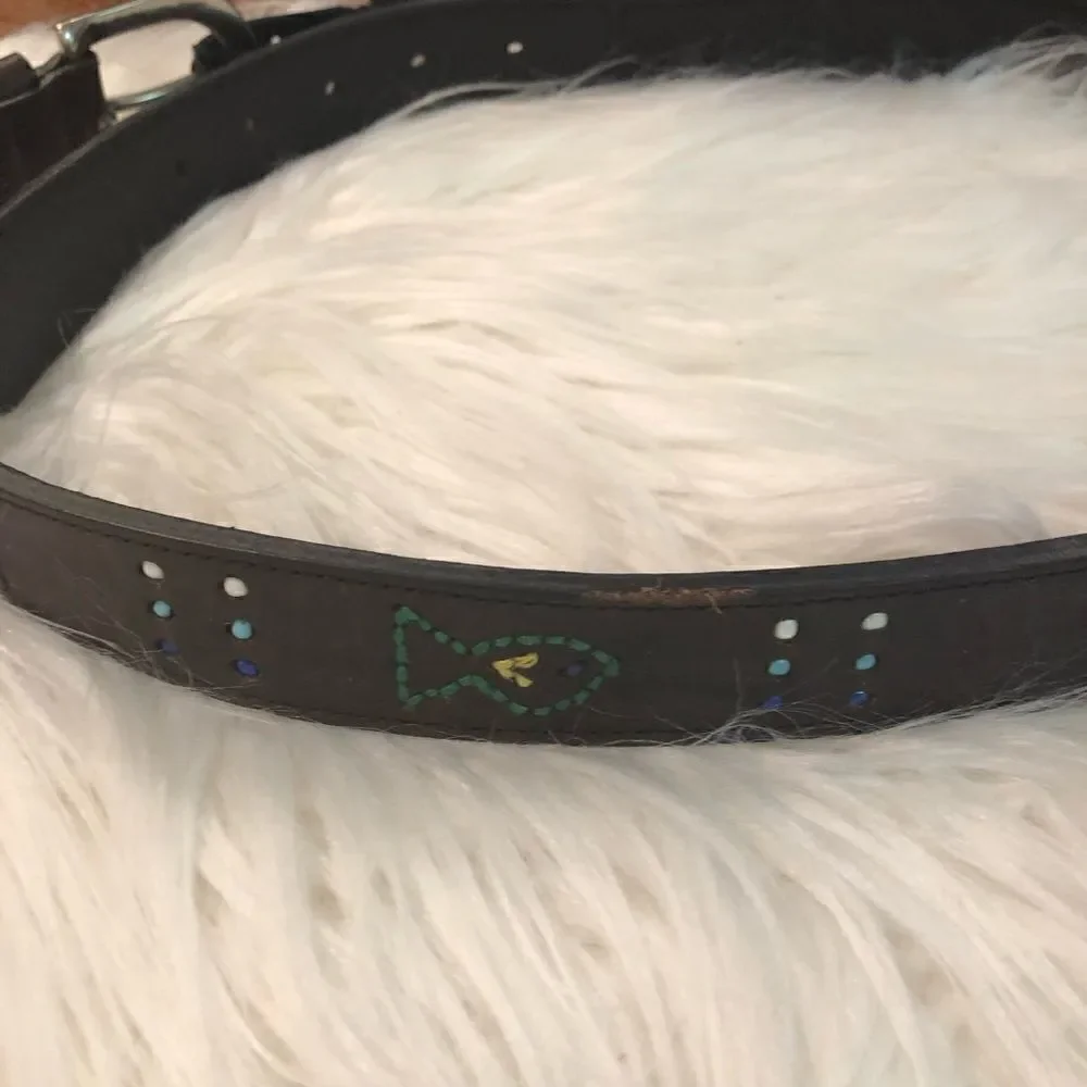 Cherokee leather belt